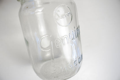 Samco Genuine Mason Quart Canning Jar Square Clear No Lid