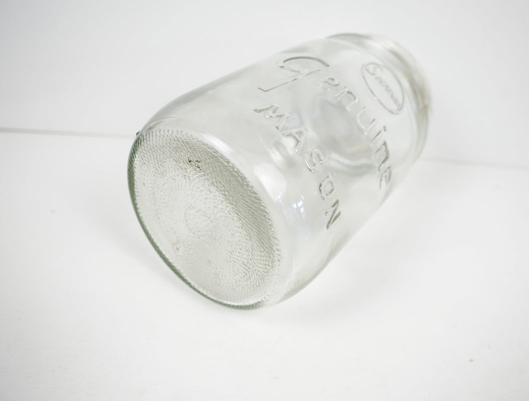 Samco Genuine Mason Quart Canning Jar Square Clear No Lid