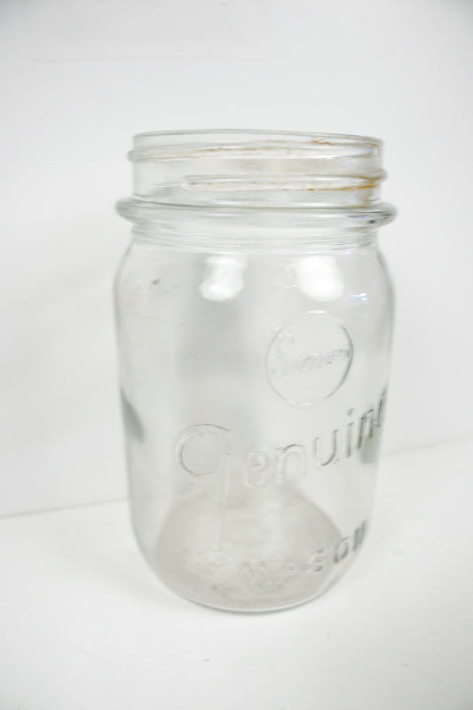 Samco Genuine Mason Quart Canning Jar Square Clear No Lid
