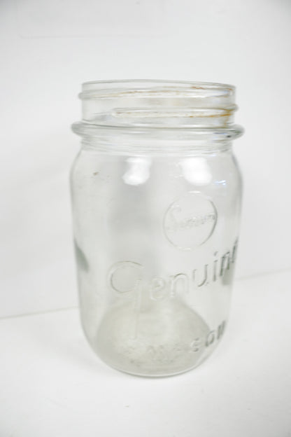 Samco Genuine Mason Quart Canning Jar Square Clear No Lid