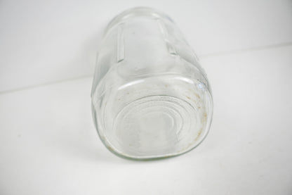 Ball Square Vertical Ribbing Canning Jar Perfect Mason Clear No Lid