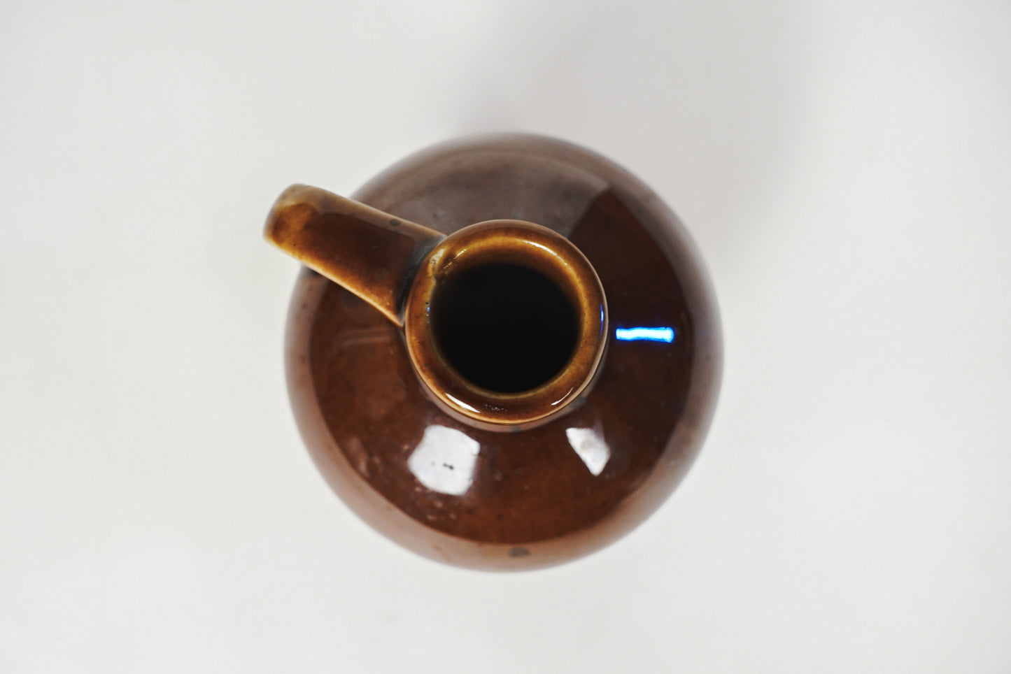 Vintage Roycroft Pottery Glazed Stoneware Little Brown Jug East Aurora NY 1920s