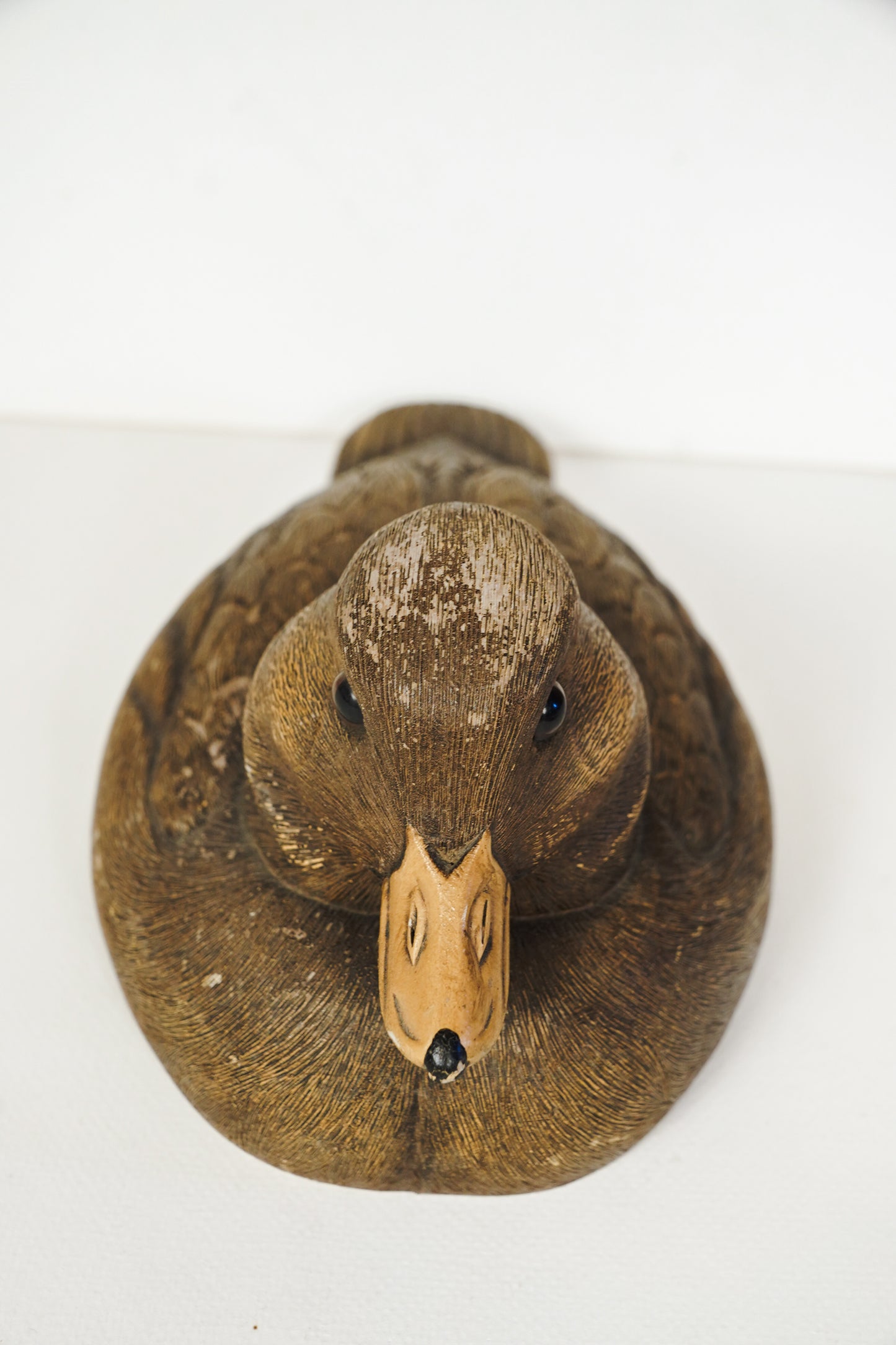 Vintage Brown Bufflehead Duck Decoy Composite Craft-Tex 1983 Signed Joe Revello
