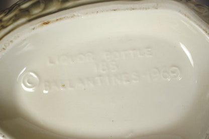 Vtg Ballantine's Scotch Whiskey 1969 Mallard Duck Decanter Liquor Bottle - empty