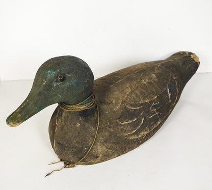 Vintage Victor Veri-Lite Duck Hunting Decoy Animal Trap Co LItitz PA Glass Eye