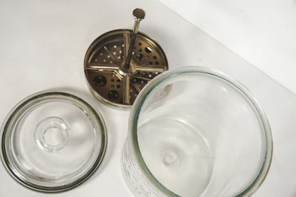 Vintage Bard-Parker Germicide Glass Jar Medical/Barber Sterilizer Jar with Lid