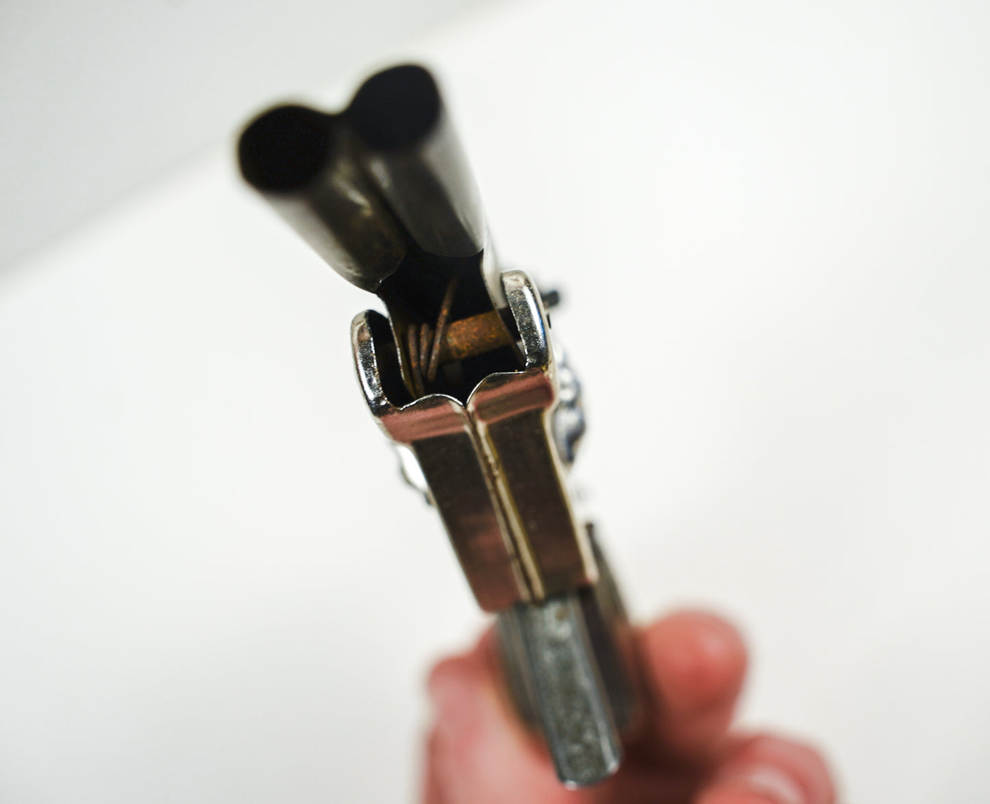 Japanese 1950's "Hawk" Double Barrel Cap Gun in Good Condition