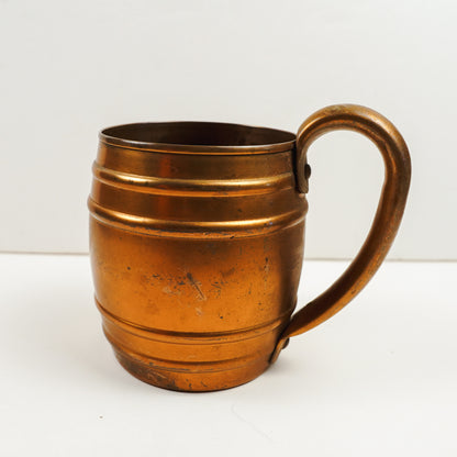 Matching Pair Cavalier By National Silver Copper Mugs Set of 2