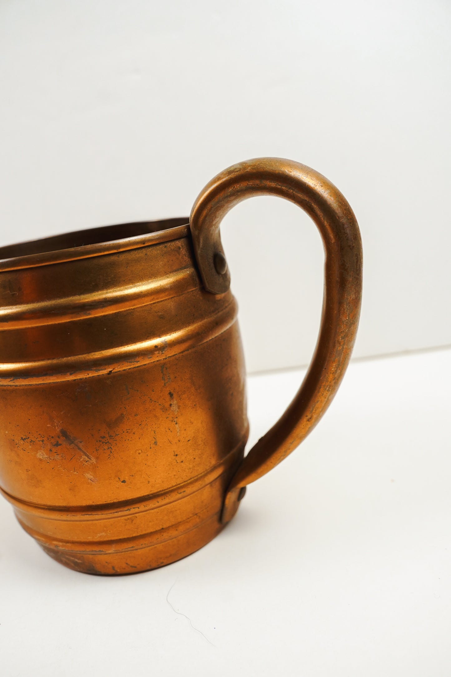 Matching Pair Cavalier By National Silver Copper Mugs Set of 2