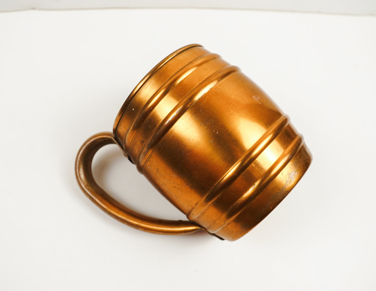 Matching Pair Cavalier By National Silver Copper Mugs Set of 2