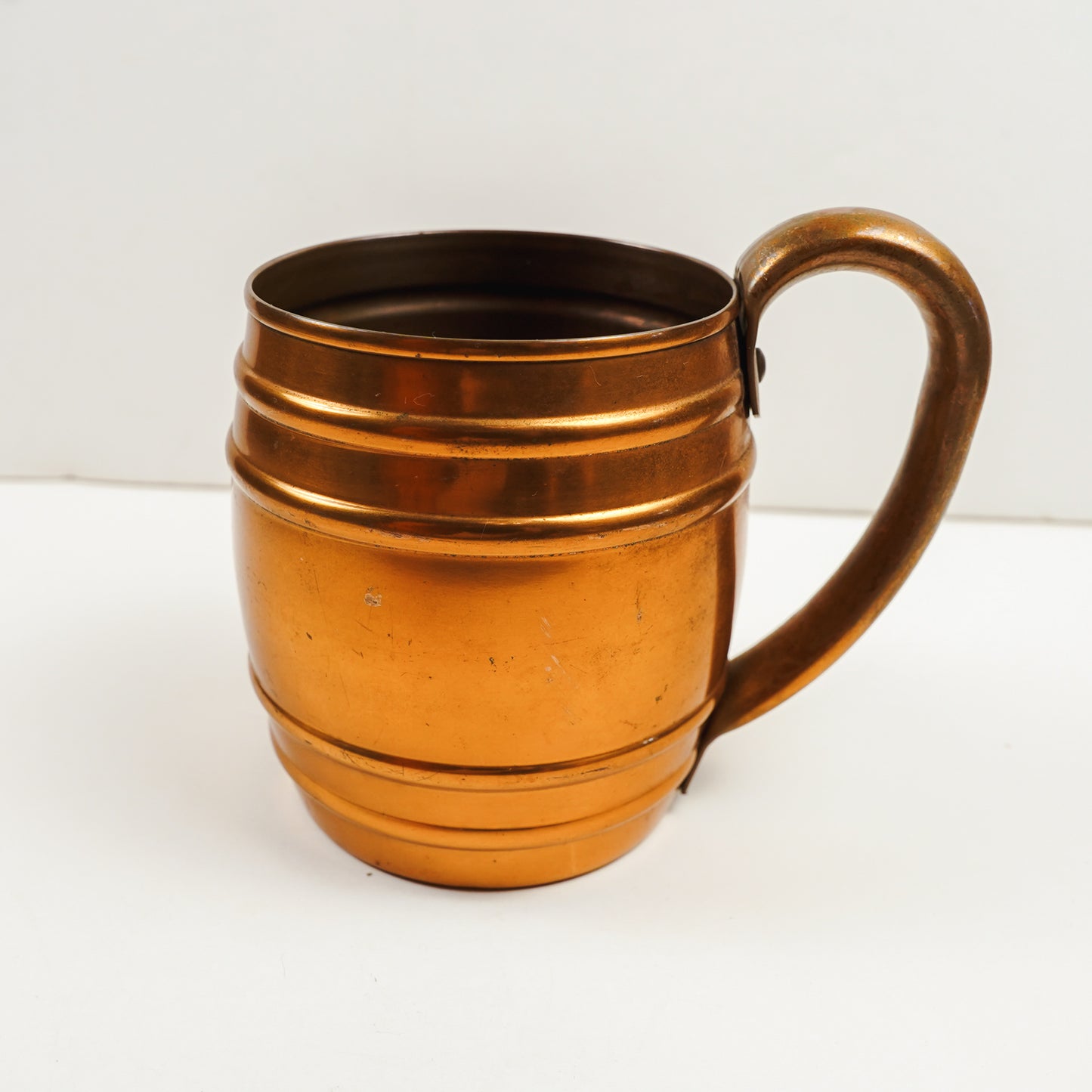 Matching Pair Cavalier By National Silver Copper Mugs Set of 2