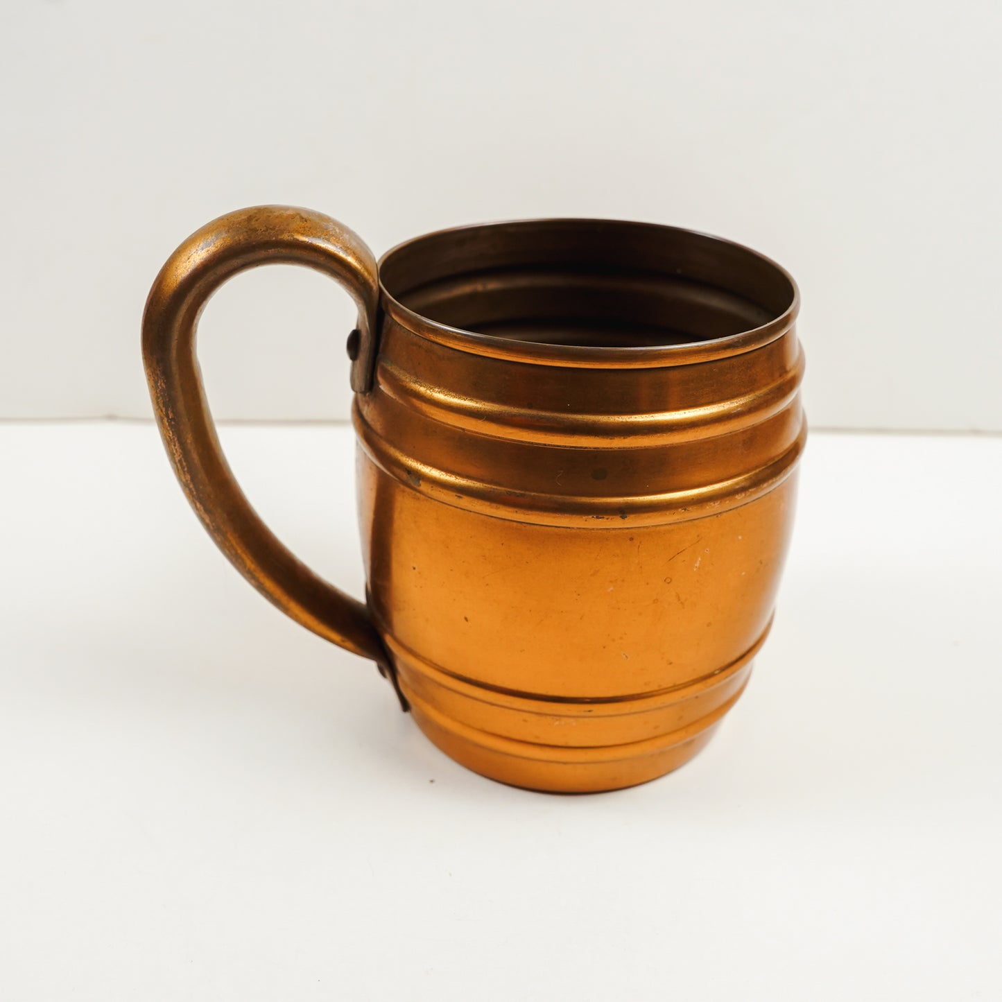 Matching Pair Cavalier By National Silver Copper Mugs Set of 2