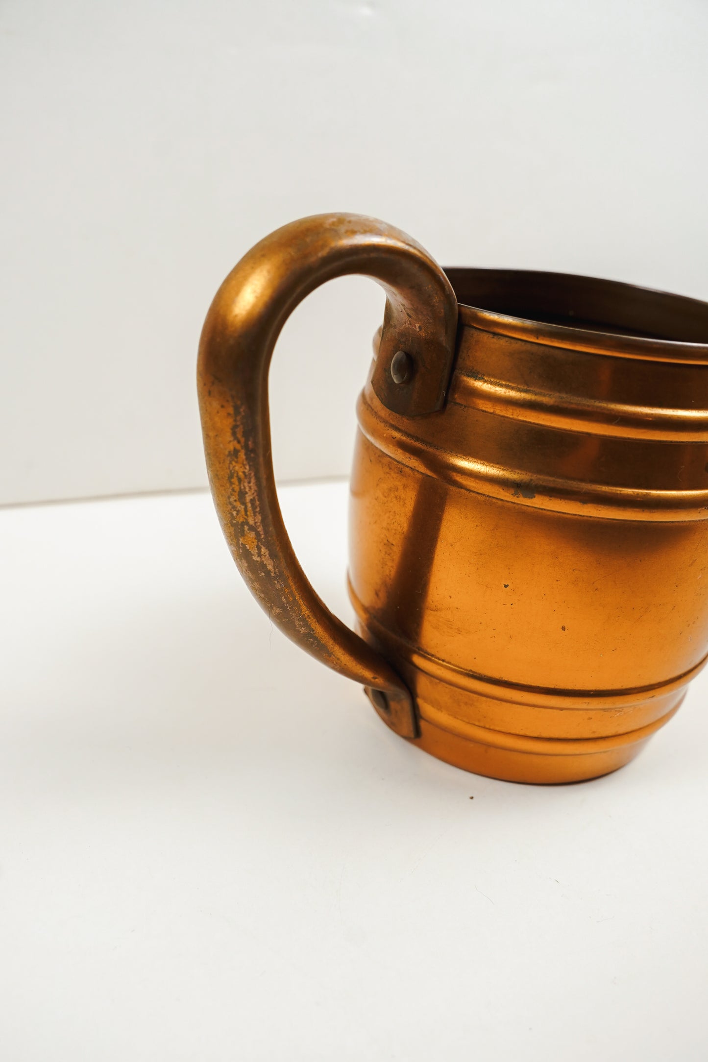 Matching Pair Cavalier By National Silver Copper Mugs Set of 2