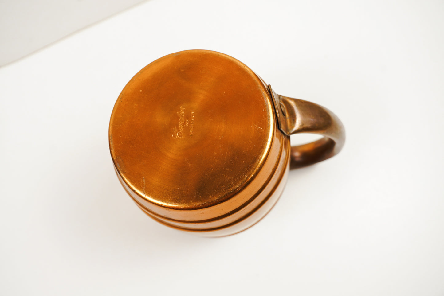 Matching Pair Cavalier By National Silver Copper Mugs Set of 2