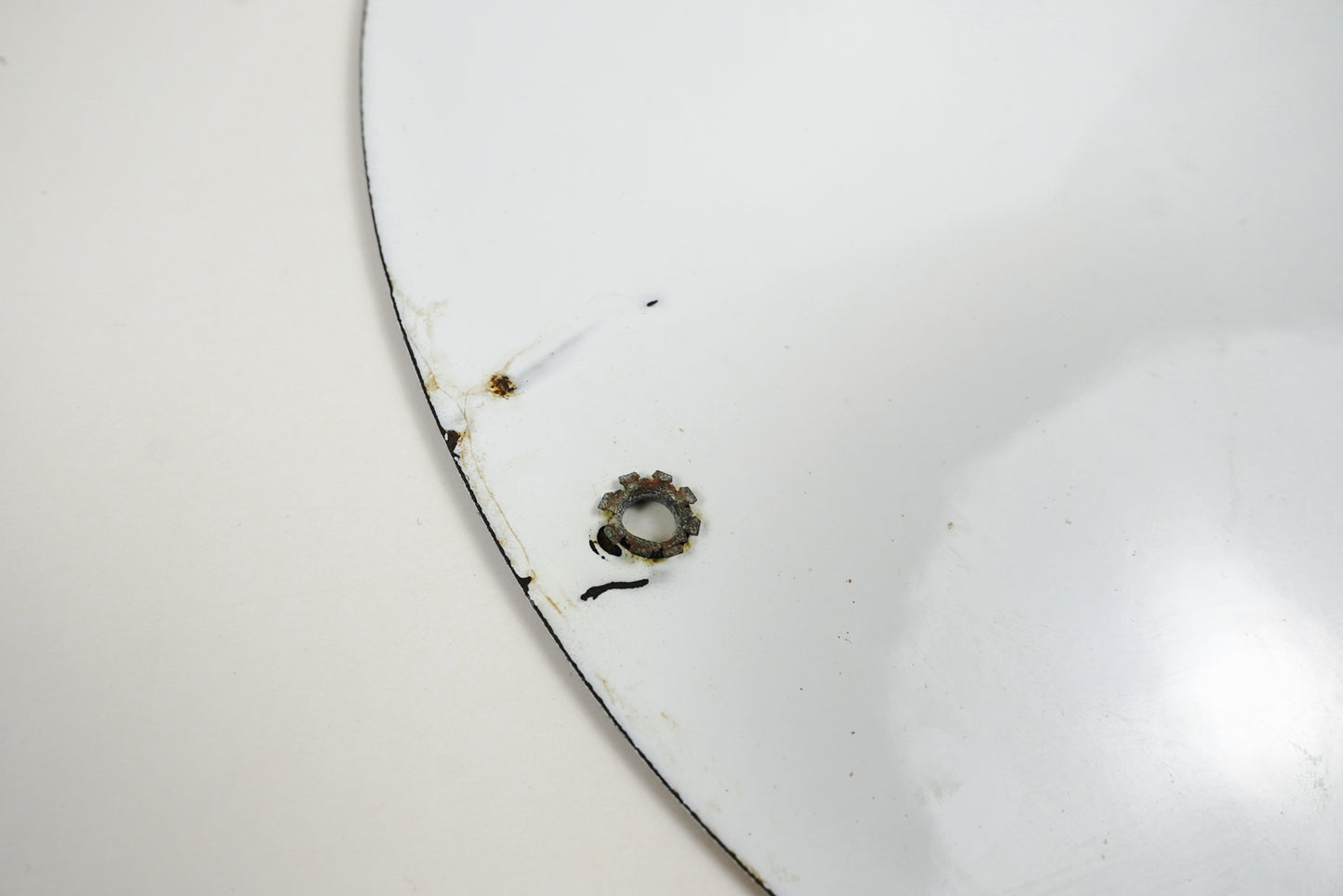 Mercedes Benz Porcelain Enamel Sign Round 11.75in