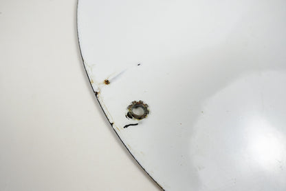 Mercedes Benz Porcelain Enamel Sign Round 11.75in