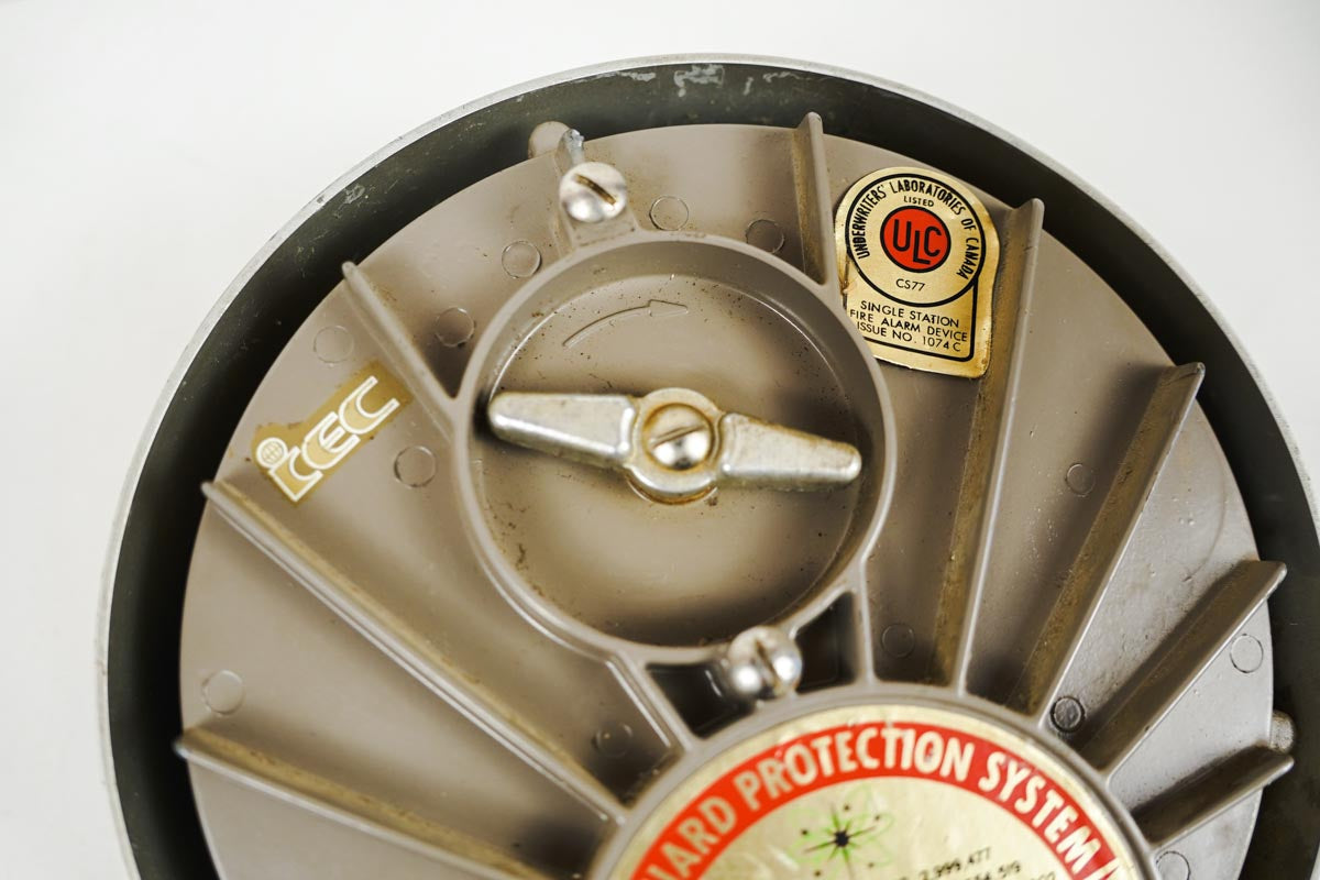 Vintage Vanguard Protection Systems Model V2-25 FT Fire Alarm Bell Silver Unused
