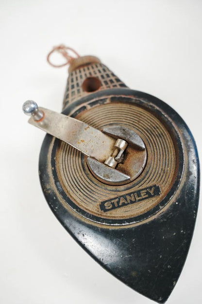 Vintage Stanley Chalk-O-Matic Plumb Bob Chalk Line Tool