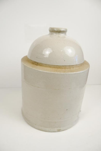 Red Wing Poultry Drinking Fount and Buttermilk Stoneware Feeder 10in