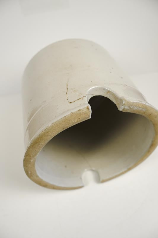 Red Wing Poultry Drinking Fount and Buttermilk Stoneware Feeder 10in