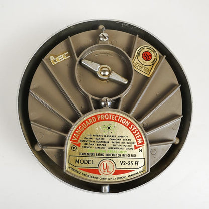 Vintage Vanguard Protection Systems Model V2-25 FT Fire Alarm Bell Silver Unused