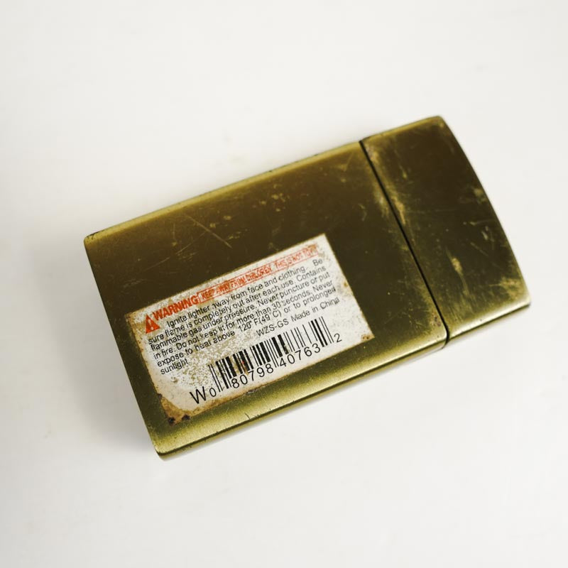 Early 2000s Brass Embossed Eagle & Stars Lighter