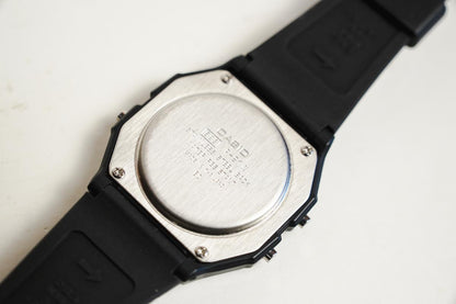 Casio F-91W Mens Watch Digital Chronograph Black Resin Date Alarm Backlight WR