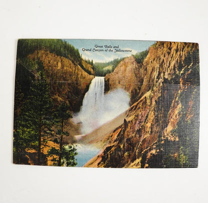Yellowstone National Park Postcard Collection Souvenir Photos Folded Set