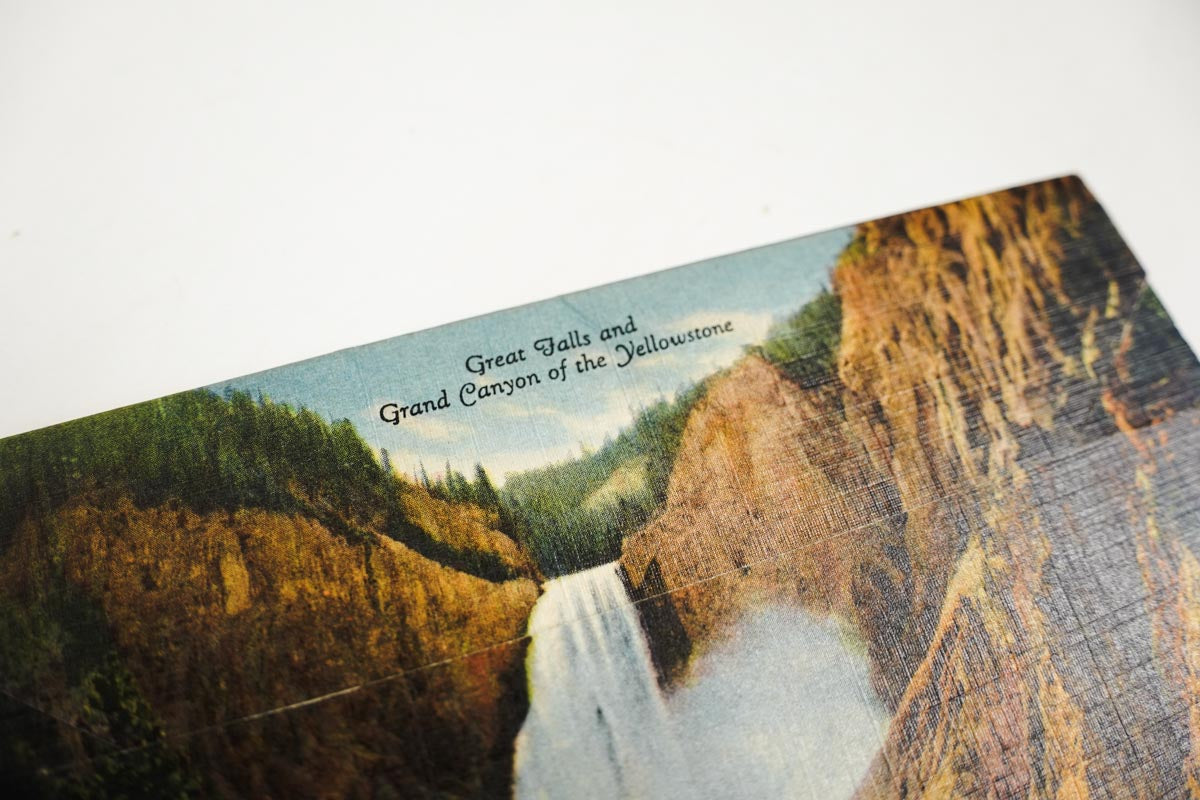Yellowstone National Park Postcard Collection Souvenir Photos Folded Set