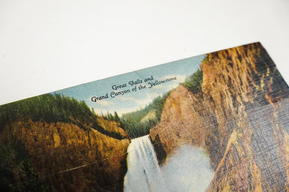 Yellowstone National Park Postcard Collection Souvenir Photos Folded Set
