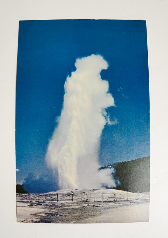 Yellowstone National Park Giant Post Cards Unused Set of 6 Different Cards