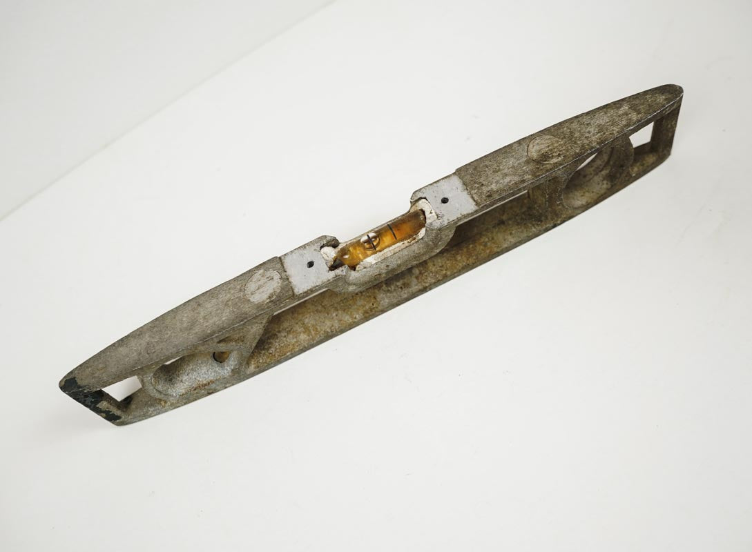 Vintage Hall Level WKS, NYC Aluminum Construction Level Rare Style