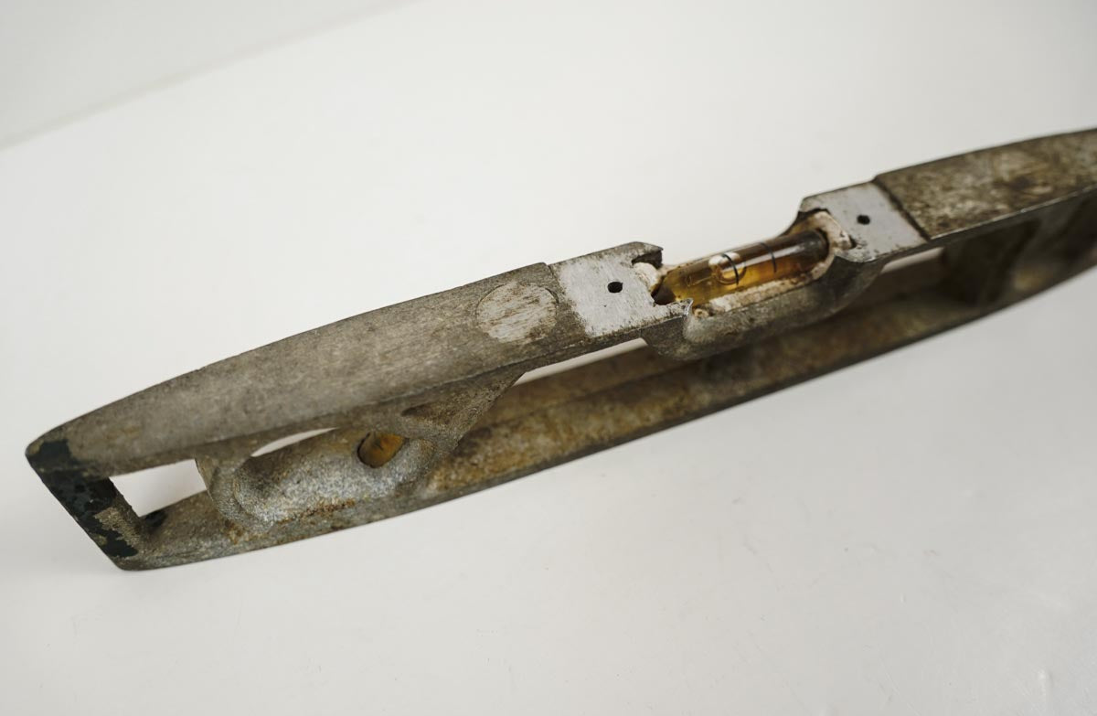 Vintage Hall Level WKS, NYC Aluminum Construction Level Rare Style