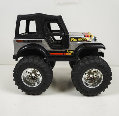 Buddy L Jeep Renegade Big Bruiser Monster Truck 1984 Pressed Steel Toy