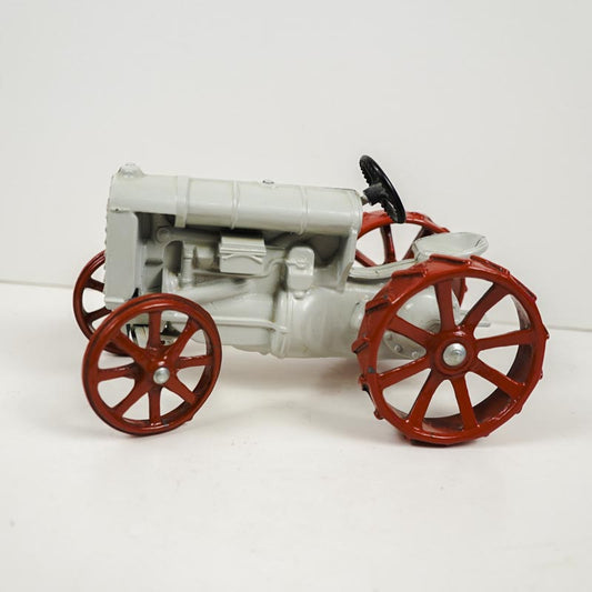 Ertl Fordson Metal Diecast Farm Tractor 1/16 Grey & Red