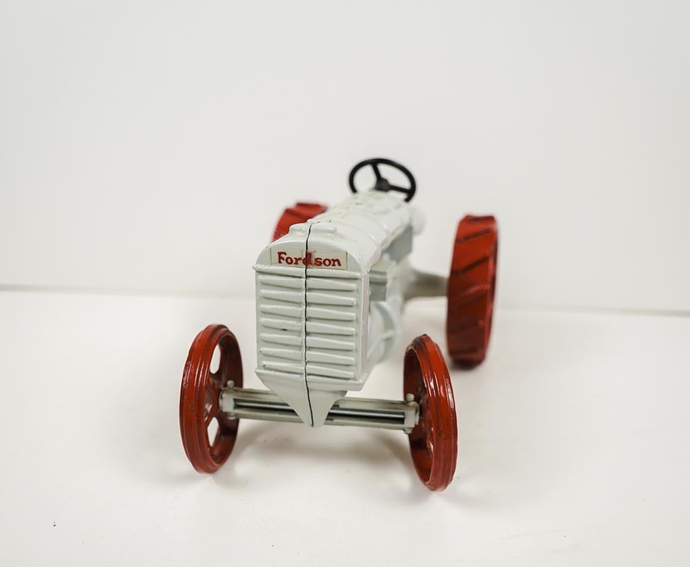 Ertl Fordson Metal Diecast Farm Tractor 1/16 Grey & Red