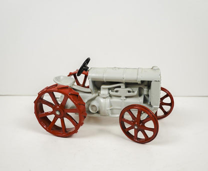 Ertl Fordson Metal Diecast Farm Tractor 1/16 Grey & Red