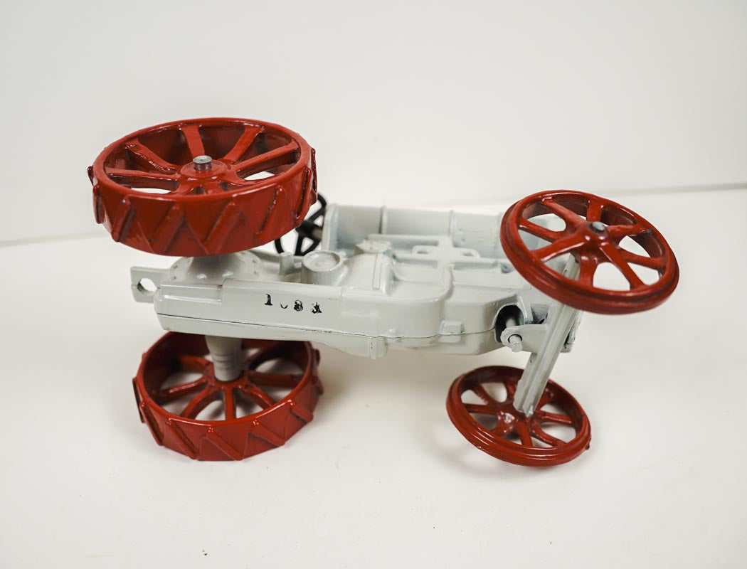 Ertl Fordson Metal Diecast Farm Tractor 1/16 Grey & Red