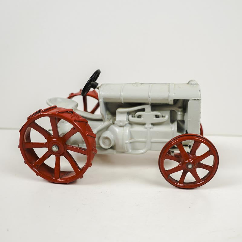 Ertl Fordson Metal Diecast Farm Tractor 1/16 Grey & Red