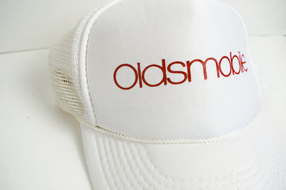 White Oldsmobile Trucker Hat Cap Otto Brand One Size
