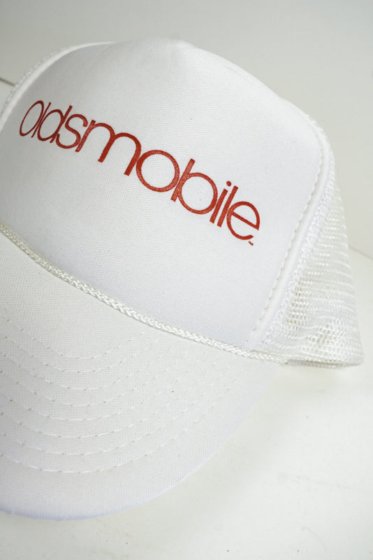 White Oldsmobile Trucker Hat Cap Otto Brand One Size