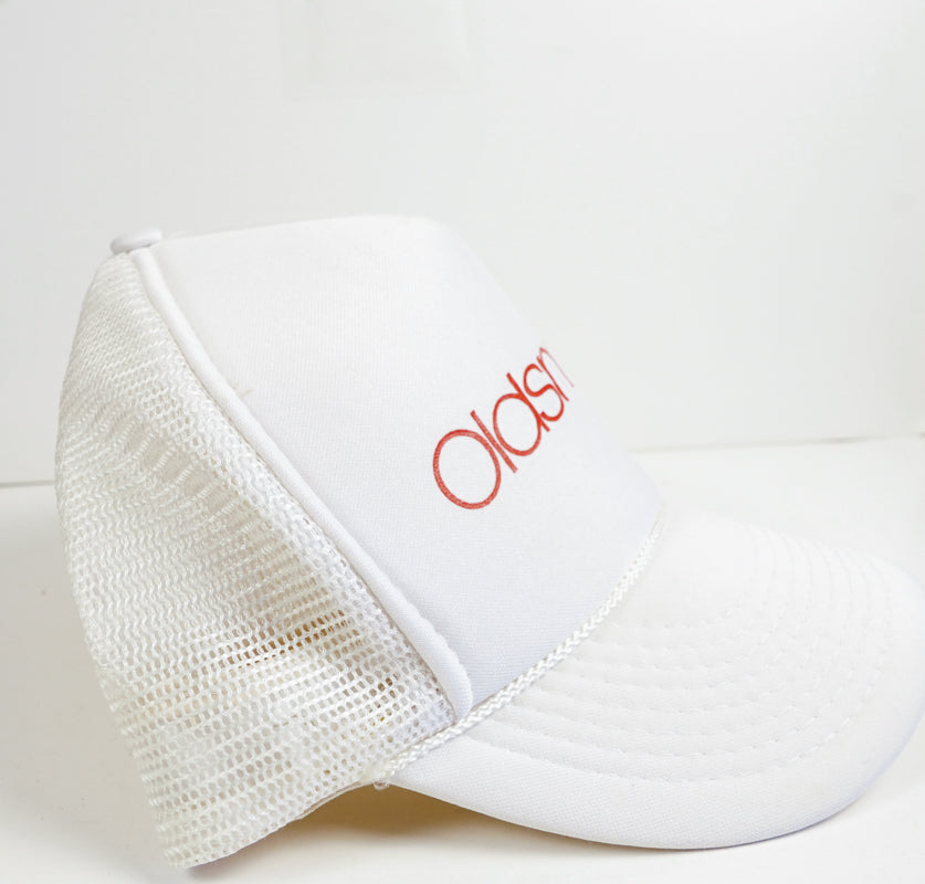 White Oldsmobile Trucker Hat Cap Otto Brand One Size