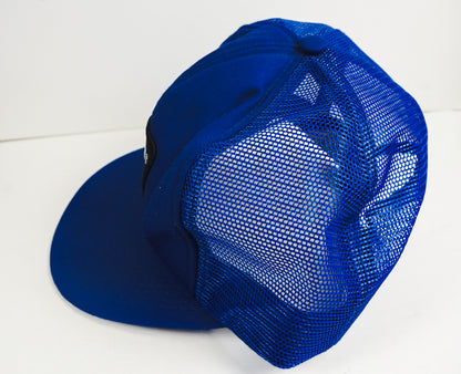Caterpillar CAT Blue Truckers Hat Tonkin Brand Blue Mesh USA One Size