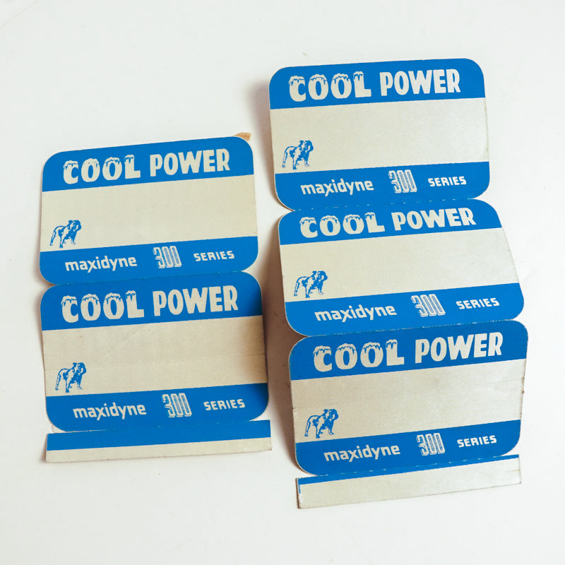 Maxidyne 300 Series Mack Truck Cool Power Nametag Stickers