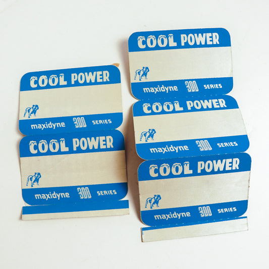 Maxidyne 300 Series Mack Truck Cool Power Nametag Stickers