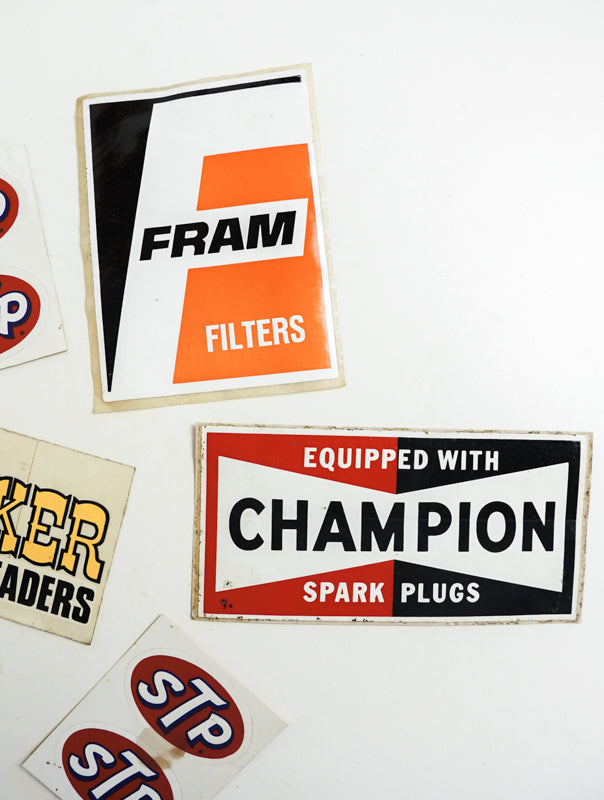 Assorted Automotive Parts Brand Stickers