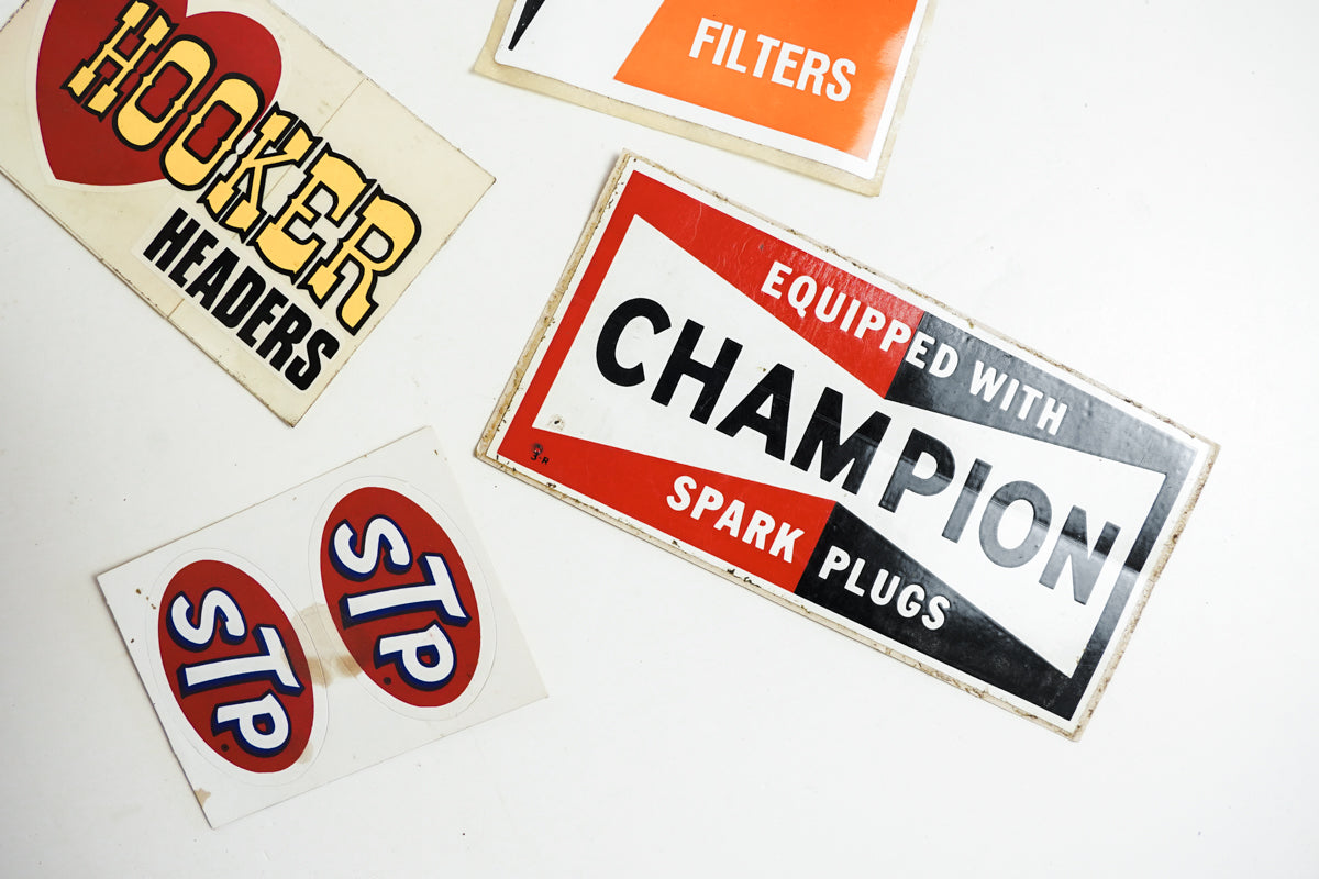 Assorted Automotive Parts Brand Stickers