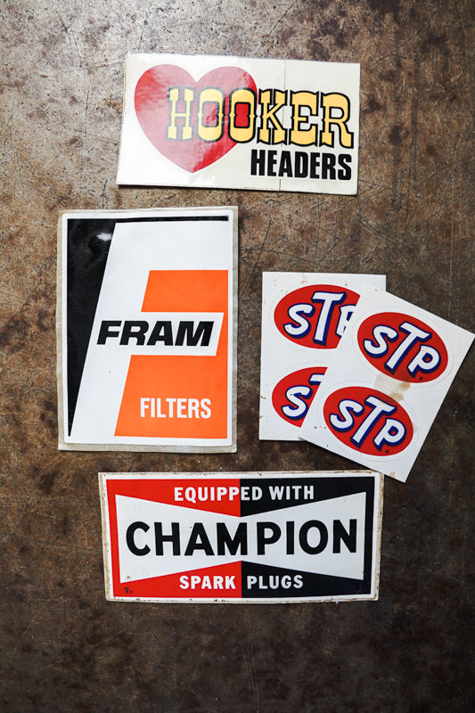 Assorted Automotive Parts Brand Stickers
