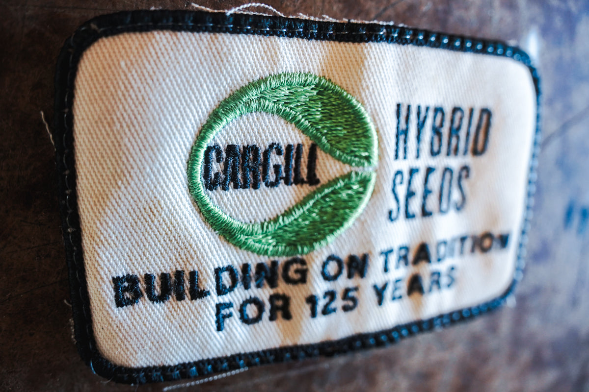 Vintage Cargill Hybrid Seeds Logo Embroidered Patch- Removed from Hat